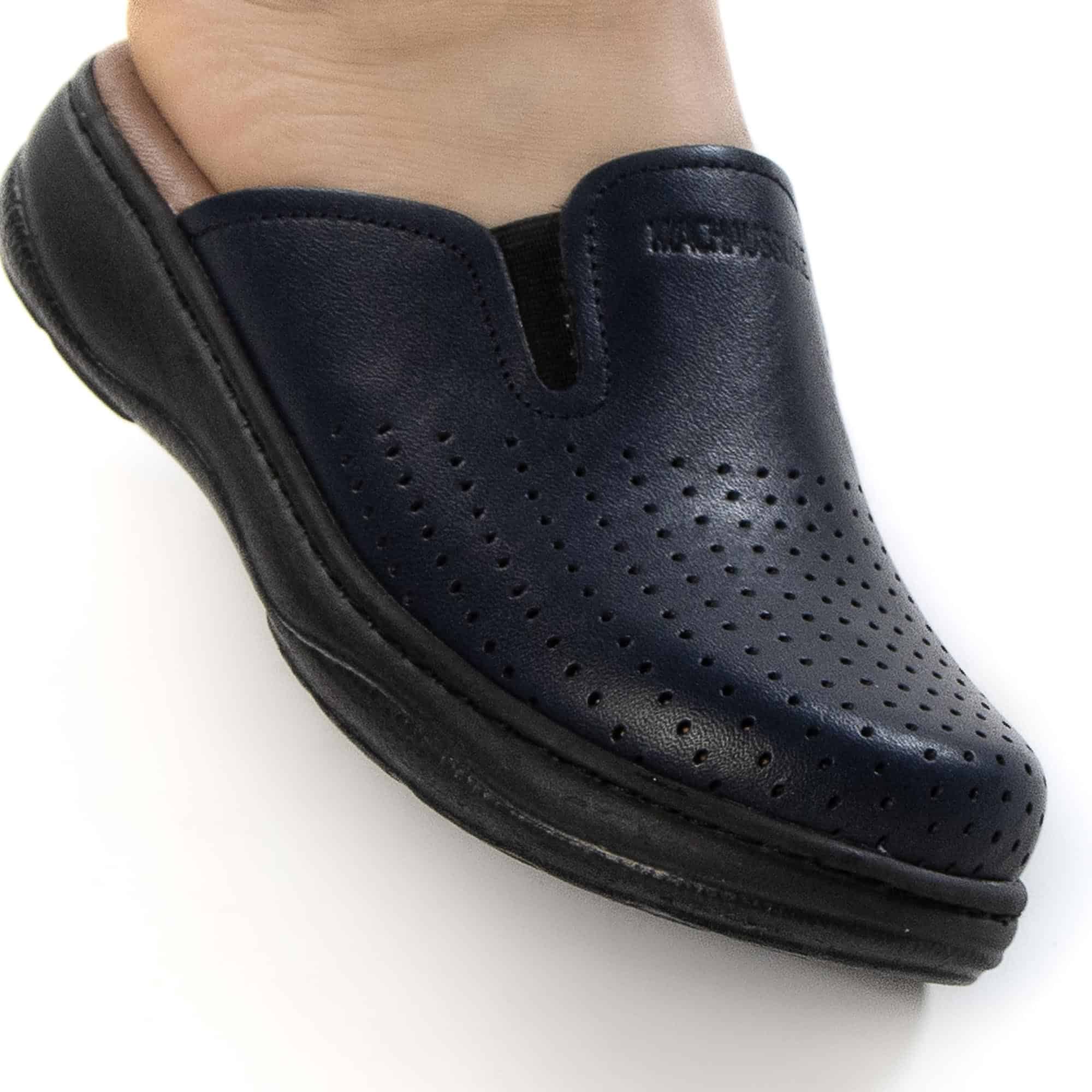 Confort+ – Sabot médical en Bleu.