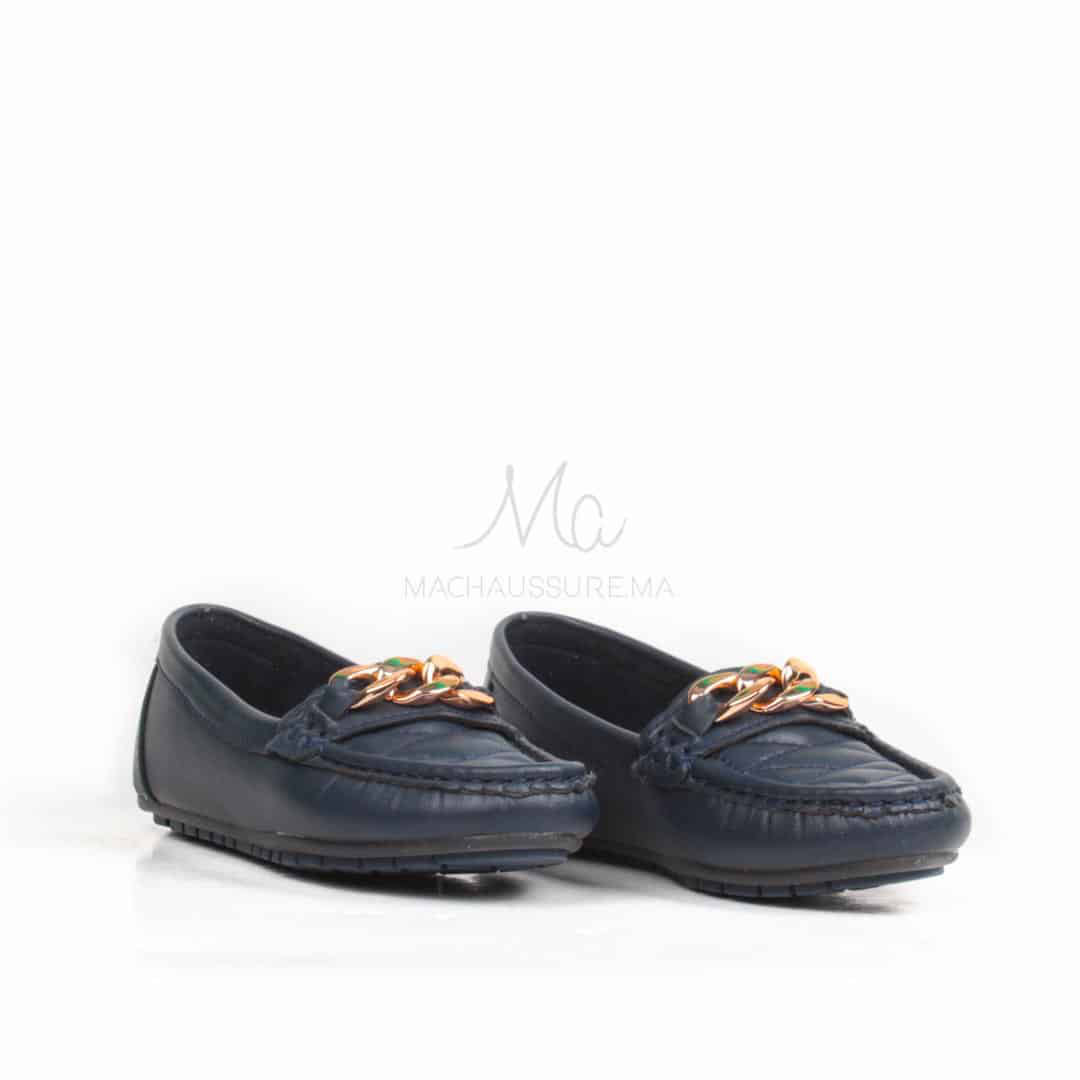 ZENDIA-Ballerines pour fille en Bleu.