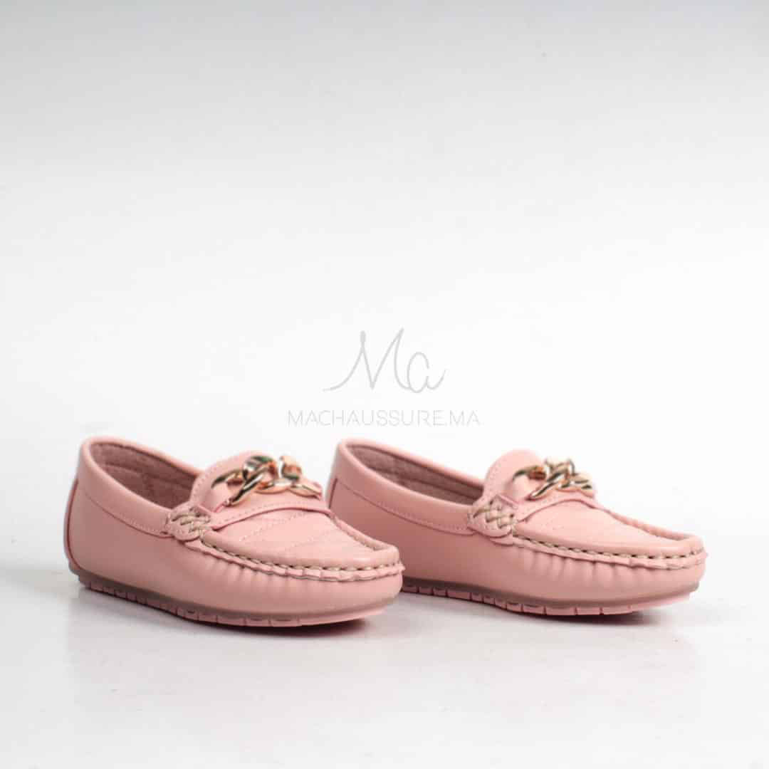 ZENDIA-Ballerines pour fille en Rose.