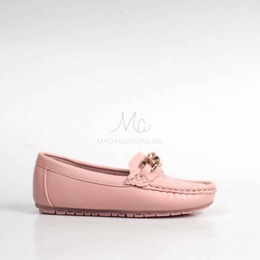 ZENDIA-Ballerines pour fille en Rose.
