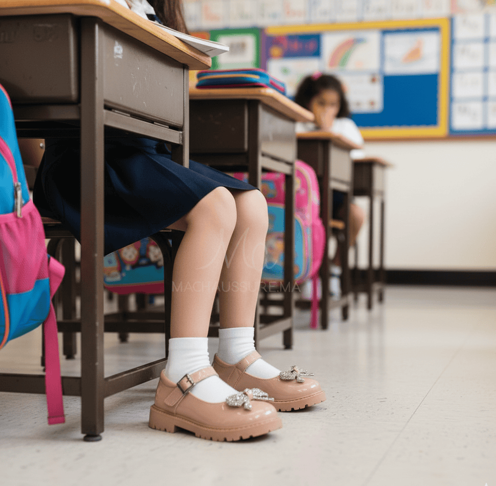 Cocon – Ballerines Fille en Rose.