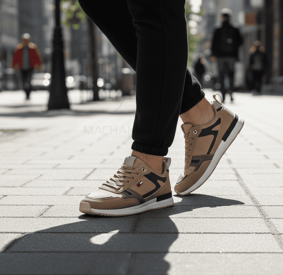 UltraLight – Baskets Confortable en Kaki.